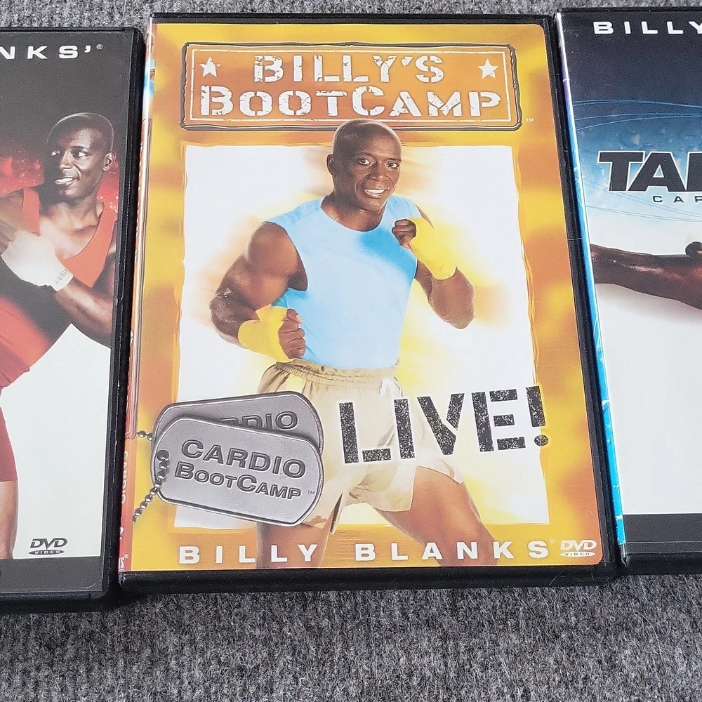 Billy Blanks Tae Bo and Bootcamp DVD Set - Black, White, Gold - Picture 3 of 4